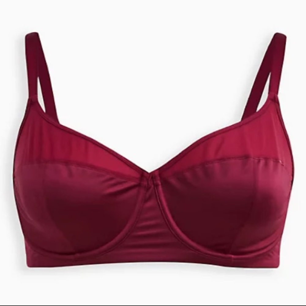 Torrid BALCONETTE UNLINED SHINE BALLET BACK BRA 38d